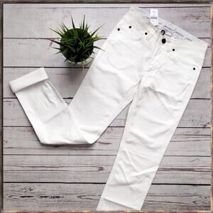 LANVIN x ACNE Studios White Straight Leg Jeans, 25, NWT, $545, rare
